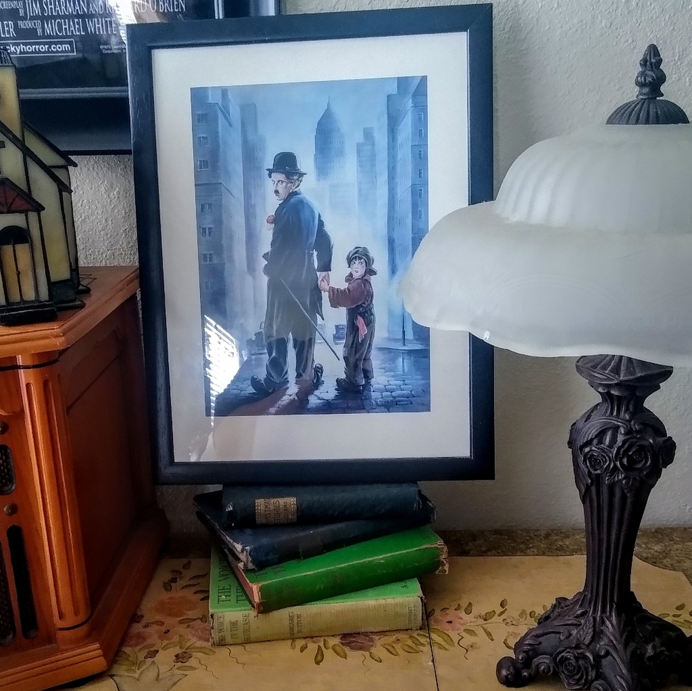 Charlie Chaplain The Tramp Print Renate Holtzner